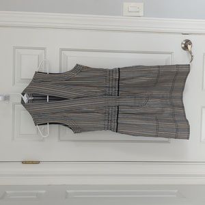 Derek Lam 10 Crosby - Size 4 - Striped Denim Mini Dress